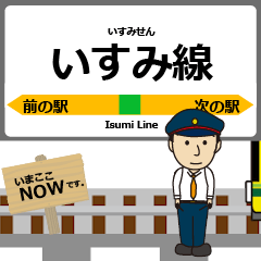 [LINEスタンプ] いすみ線in千葉の毎日使う動く電車