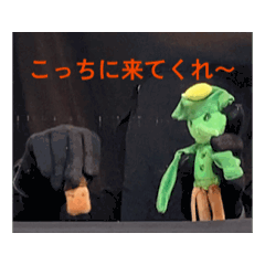 [LINEスタンプ] ポノキオの冒険の人形劇動画スタンプ 