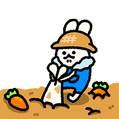 [LINEスタンプ] 【動く】シュールなうさぎスタンプ 2
