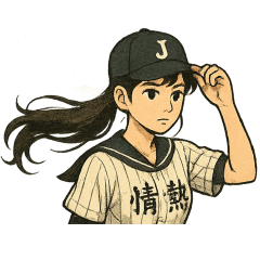 [LINEスタンプ] 情熱女子野球部スタンプ