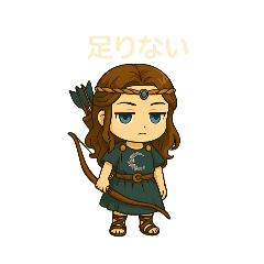 [LINEスタンプ] アルテミスさん(7)