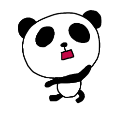 [LINEスタンプ] [アレンジ用]ユルいパンダ