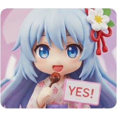 [LINEスタンプ] チョコレートフォンデュみなみちゃん