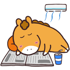 [LINEスタンプ] シンガリくんの夏