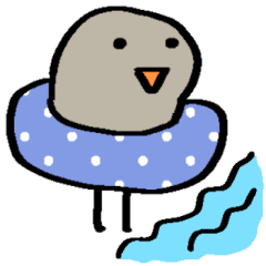 [LINEスタンプ] サクッと送れる簡易スタンプ⑫自由なトリ