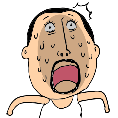 [LINEスタンプ] ひげぽちゃ父さんの酷暑