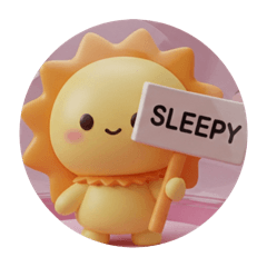 [LINEスタンプ] 真夏の太陽カプセルトイ(丸型)