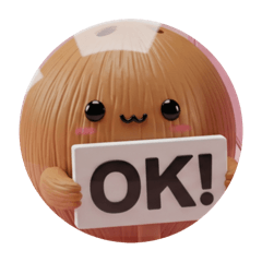 [LINEスタンプ] ココナッツカプセルトイ(丸型)