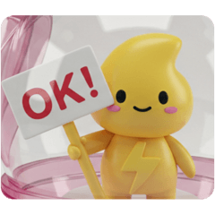 [LINEスタンプ] イナズマカミナリカプセルトイ(四角型) fetchpriority=high