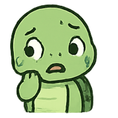 [LINEスタンプ] びくびく子ガメパレード