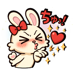 [LINEスタンプ] デレうさぎモカの気まぐれスタンプ2