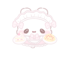 [LINEスタンプ] 動くふわもちうさちゃん 