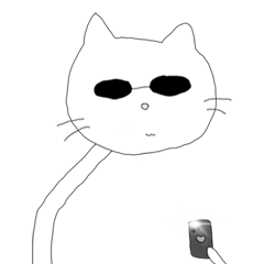 [LINEスタンプ] ひょっこり首長にゃんこ