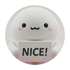 [LINEスタンプ] 白玉カプセルトイ(丸型) 