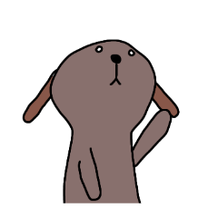 [LINEスタンプ] [アレンジ用]ユルいぬ2