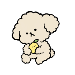 [LINEスタンプ] ポンポンメリーと一緒にふわふわ生活