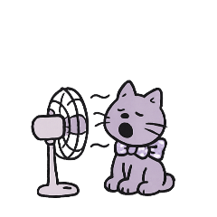 [LINEスタンプ] パープルCATS