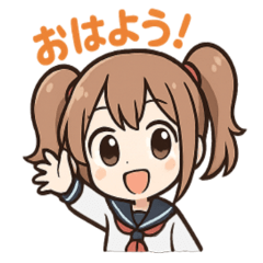 [LINEスタンプ] 使える♪ツインテ女子の毎日スタンプ