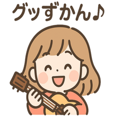 [LINEスタンプ] もぐもぐダジャレちゃん