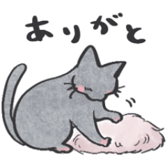 [LINEスタンプ] 猫のロロ【日常リアクション】スタンプ