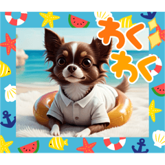 [LINEスタンプ] ちょこたんの毎日ちわわ