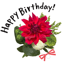 [LINEスタンプ] 花束作りの写真セット