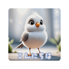 [LINEスタンプ] かわいい動物であいさつ 