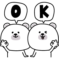 [LINEスタンプ] ララクマ挨拶ポジティブ
