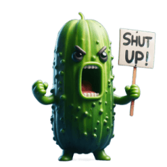 [LINEスタンプ] キレキュウリ崩壊中