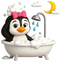 [LINEスタンプ] かわいいペンギンのリサ3