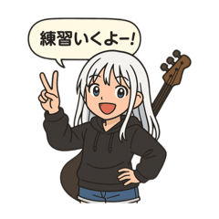 [LINEスタンプ] バンド練習のお誘いスタンプ