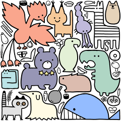 [LINEスタンプ] わからんアニマル6