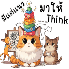 [LINEスタンプ] ミキ・フク・ピノ：ちょいワルねこたち