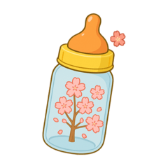 [LINEスタンプ] 日本in 哺乳瓶
