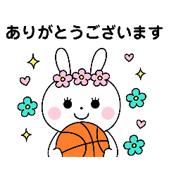 [LINEスタンプ] スポーツする白うさぎ②