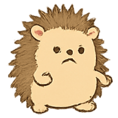 [LINEスタンプ] はじけるハリネズミ