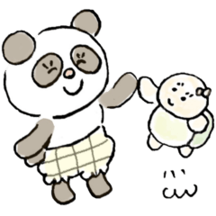 [LINEスタンプ] 「ぱんつぱんだ」と「かめろんぱん」
