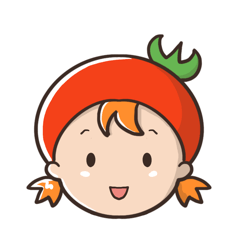 [LINEスタンプ] トマトちゃんの毎日使える表情スタンプ