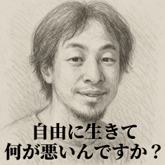[LINEスタンプ] 激励3-デッサンひろゆき