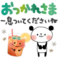[LINEスタンプ] 夏＊優しい気づかい＊ぱんだサン＊見やすい