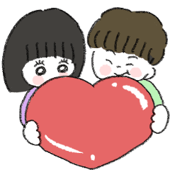 [LINEスタンプ] 仲良し姉弟スタンプ②