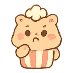 [LINEスタンプ] ポップコーンハムスターPoppi
