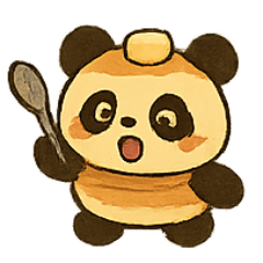 [LINEスタンプ] パンケーキパンダFlippy