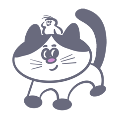 [LINEスタンプ] NOHAさんとPさん