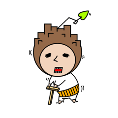 [LINEスタンプ] 亀甲竜のこびと