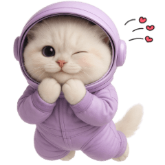 [LINEスタンプ] リアル宇宙ねこ