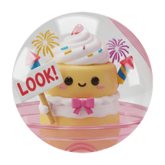 [LINEスタンプ] 花火ホイップクリームケーキ(丸型) 