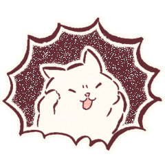 [LINEスタンプ] てんてこまいネコ