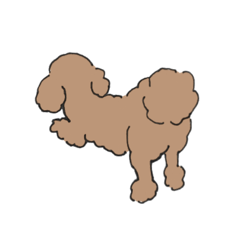 [LINEスタンプ] トイプードル大好きスタンプ