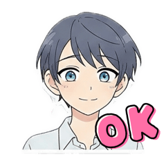 [LINEスタンプ] 使いやすい男子学生スタンプ